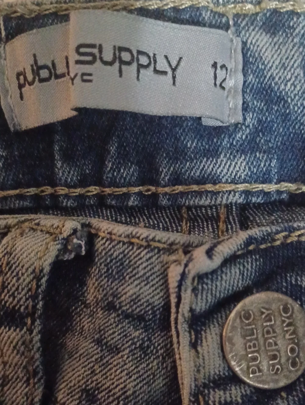 Public Supply Co/NYC Boys Light washed Skinny Jeans Sz12